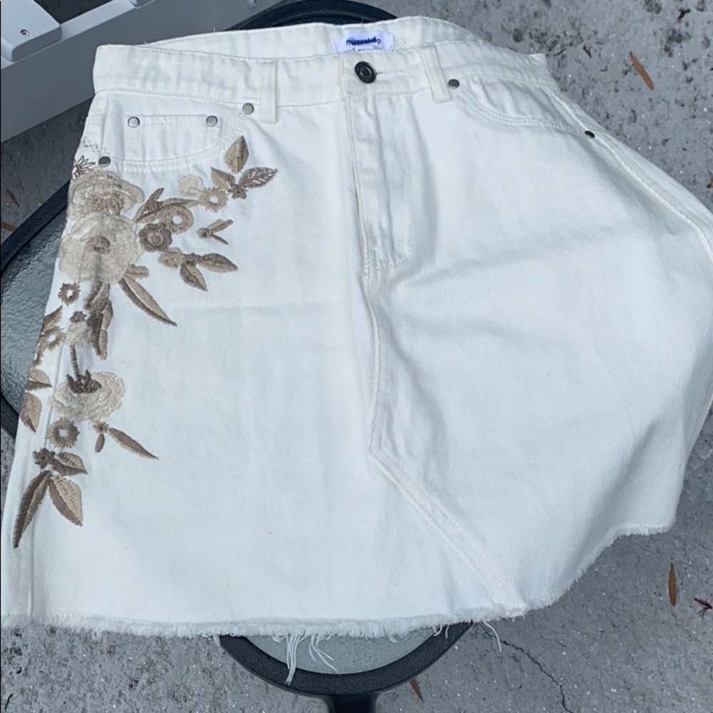 Mittoshop high waisted jean skirt M